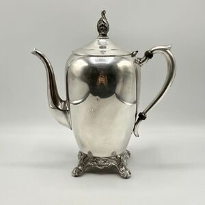 F B Rogers Silver Co. Silver Plated Vintage 19th Century Tea Pot #2670